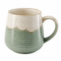 Keramiktasse 350ml Grün/Creme